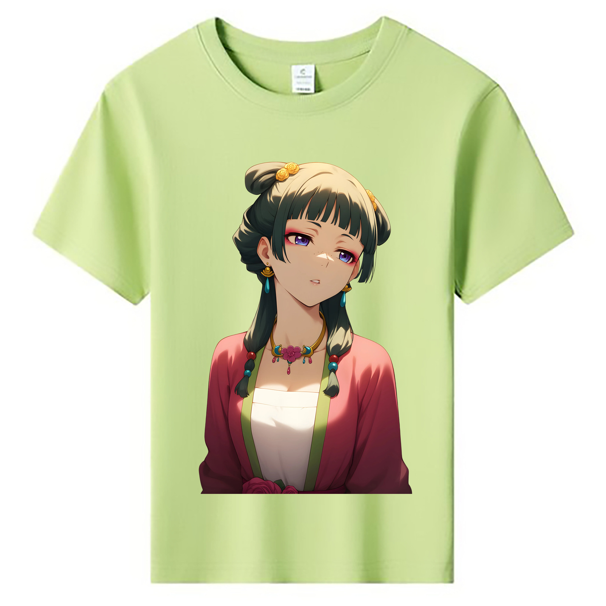 （画像用） 薬屋のひとりごと The Apothecary Diaries 綿100％キッズTシャツ（フロントプリント）